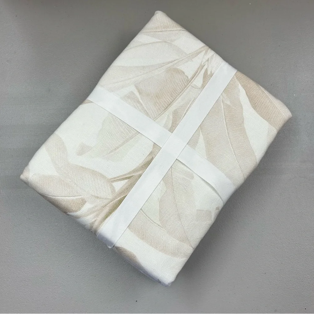 Pottery Barn Palm Leaves Duvet Cover Bedding Full / Queen Tropical NWT